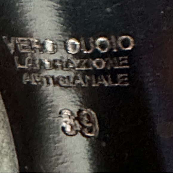 Kenneth Cole Dark Green Peep-Toe Mules, size 39 - Picture 12 of 12